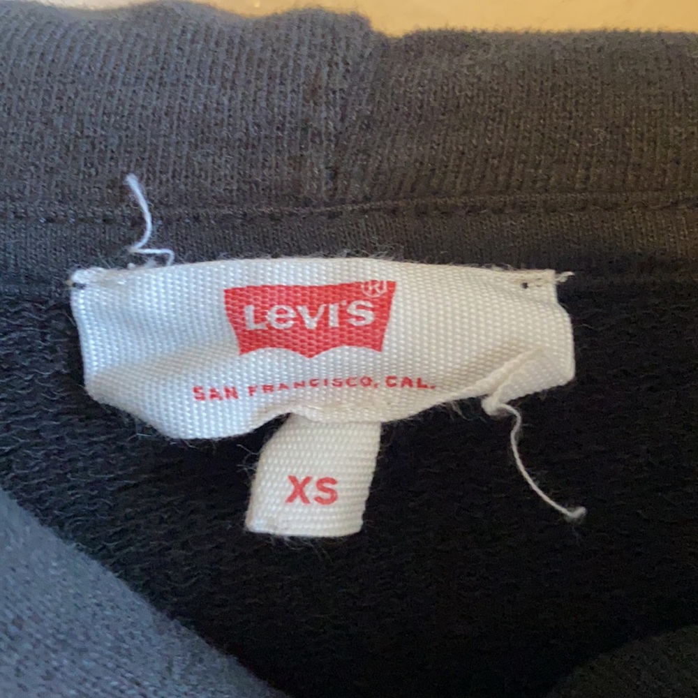 CLEARANCE Levi’s Black & Multicolour Logo Hoodie - Picture 2 of 3